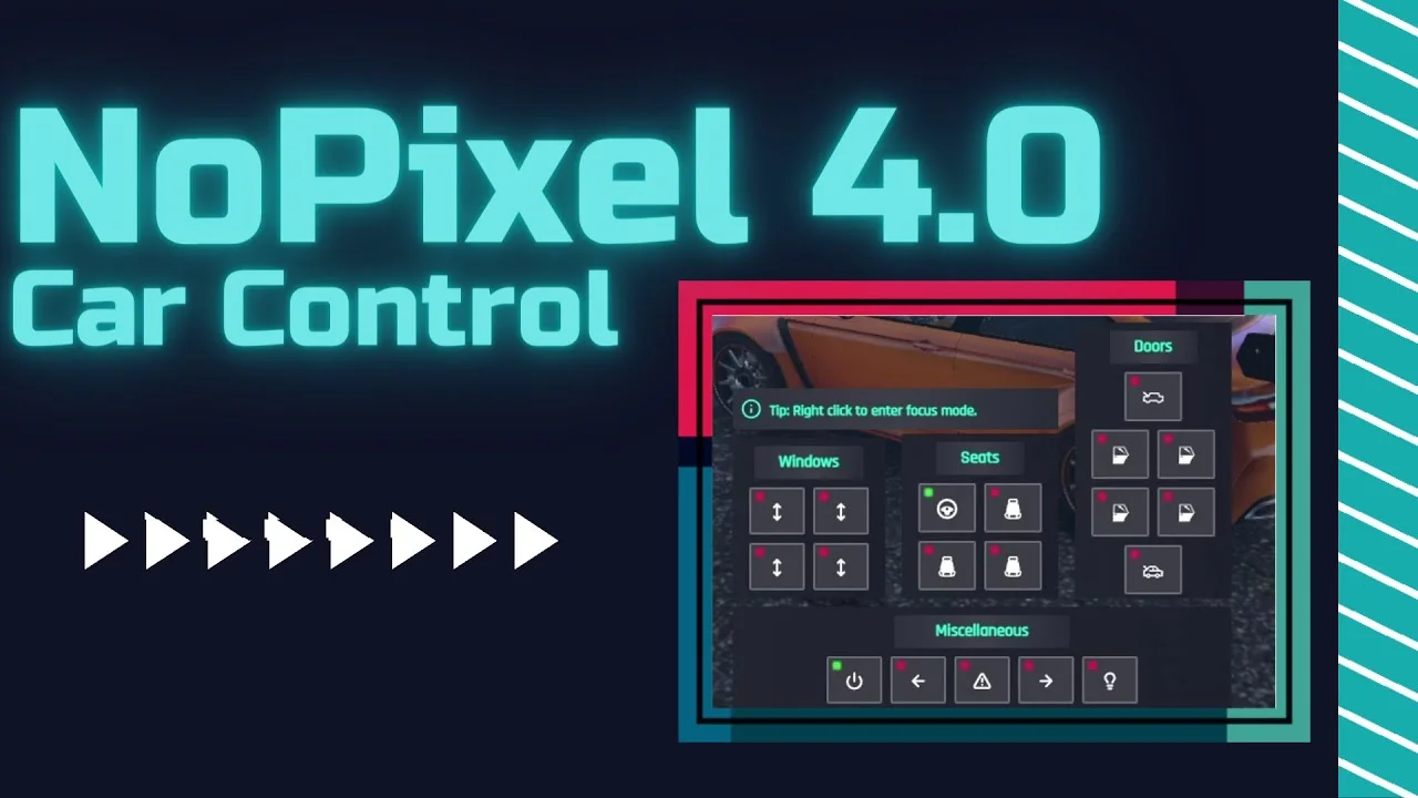 NoPixel 4.0 Car Control for FiveM
