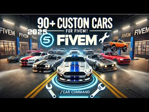 FiveM Lore-Friendly Car Pack – 90+ Custom Vehicles with Unique Sounds