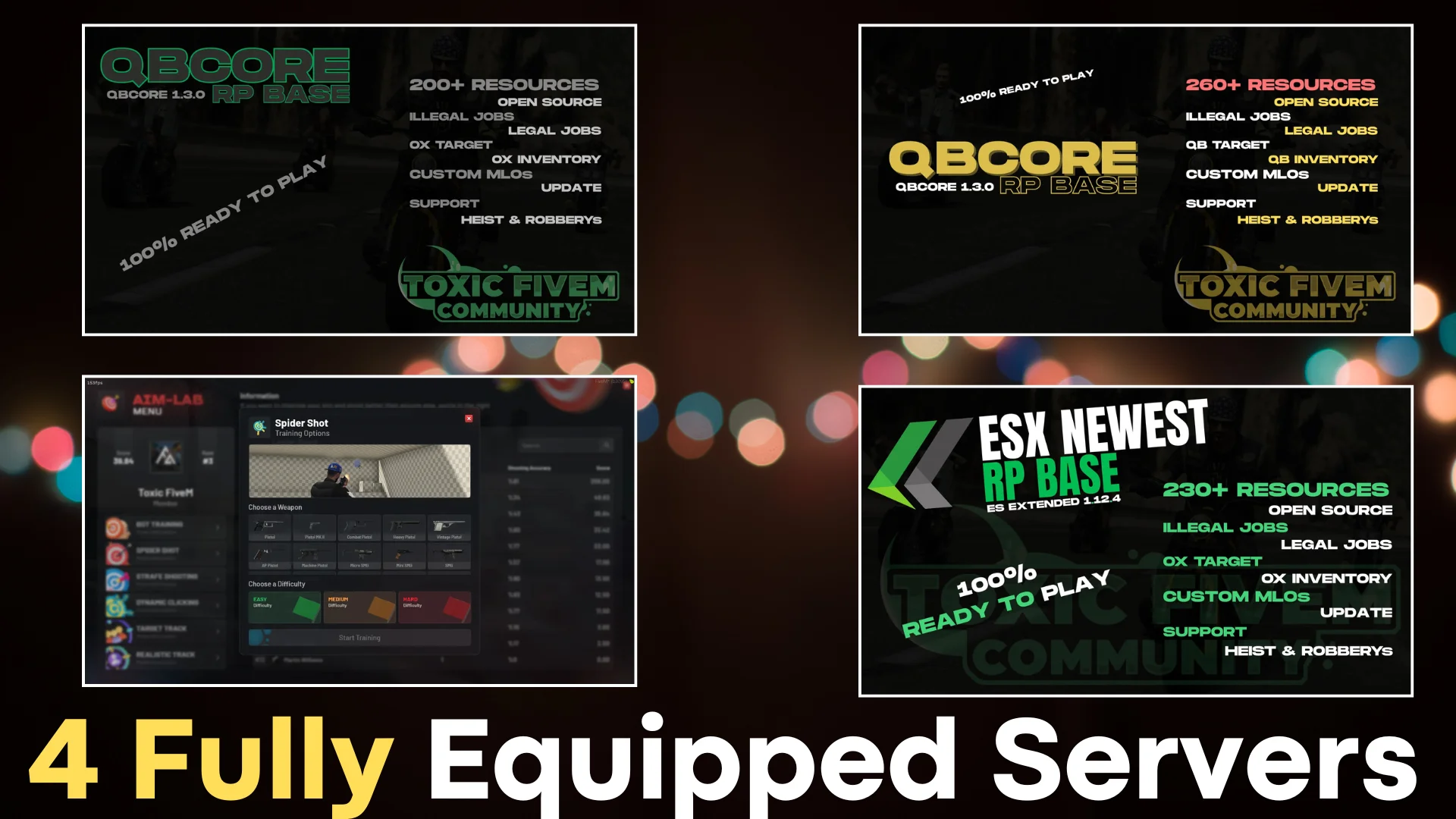 A special FiveM server package designed for those who want maximum power with a single membership is now available!