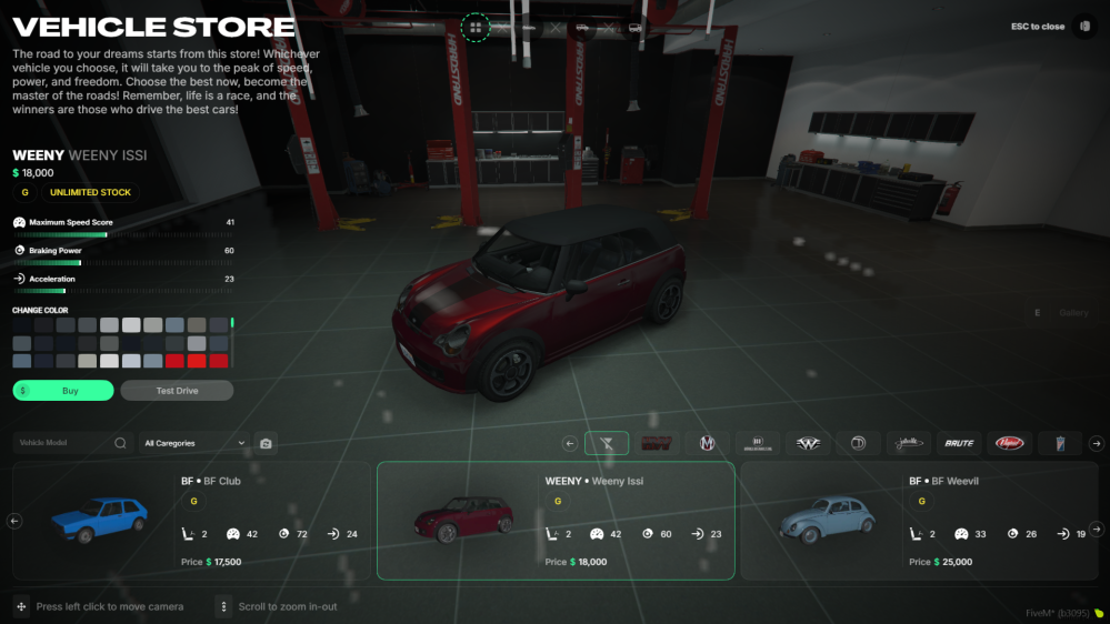 Tgiann Vehicleshop script - QBCore - Open Sources