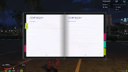 FiveM Notebook UI