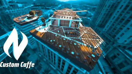 Custom Caffe Rooftop [FiveM MLO - GTA V Interior].webp