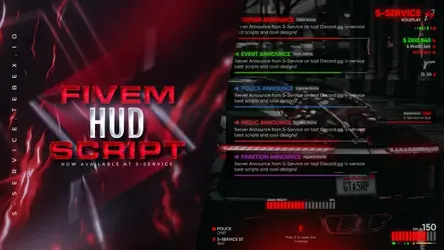 Customizable Modern ESX HUD for FiveM.webp