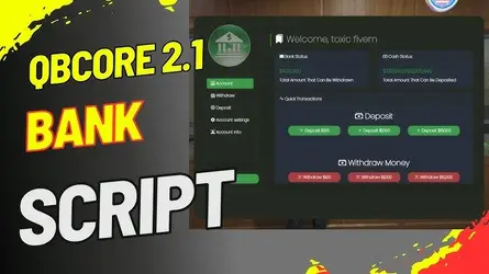 QBCore Banking script  BANK & ATM.webp