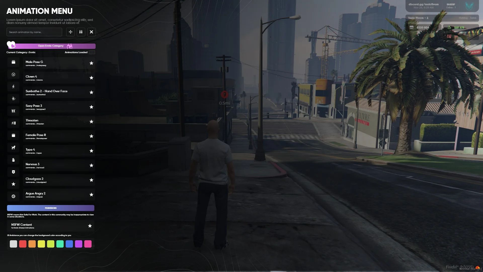 Emote Menu