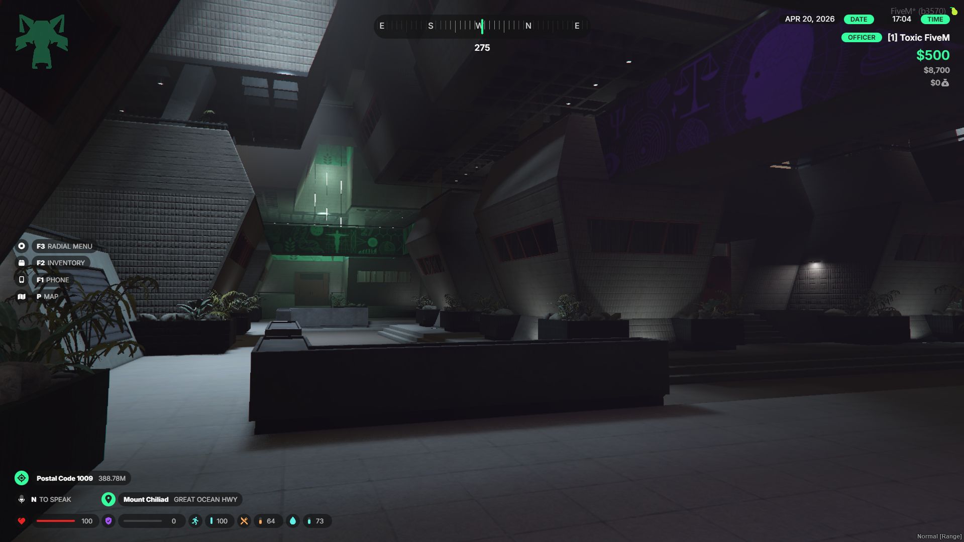 FIVEM MLO Interior Doomday Bunker + ipl
