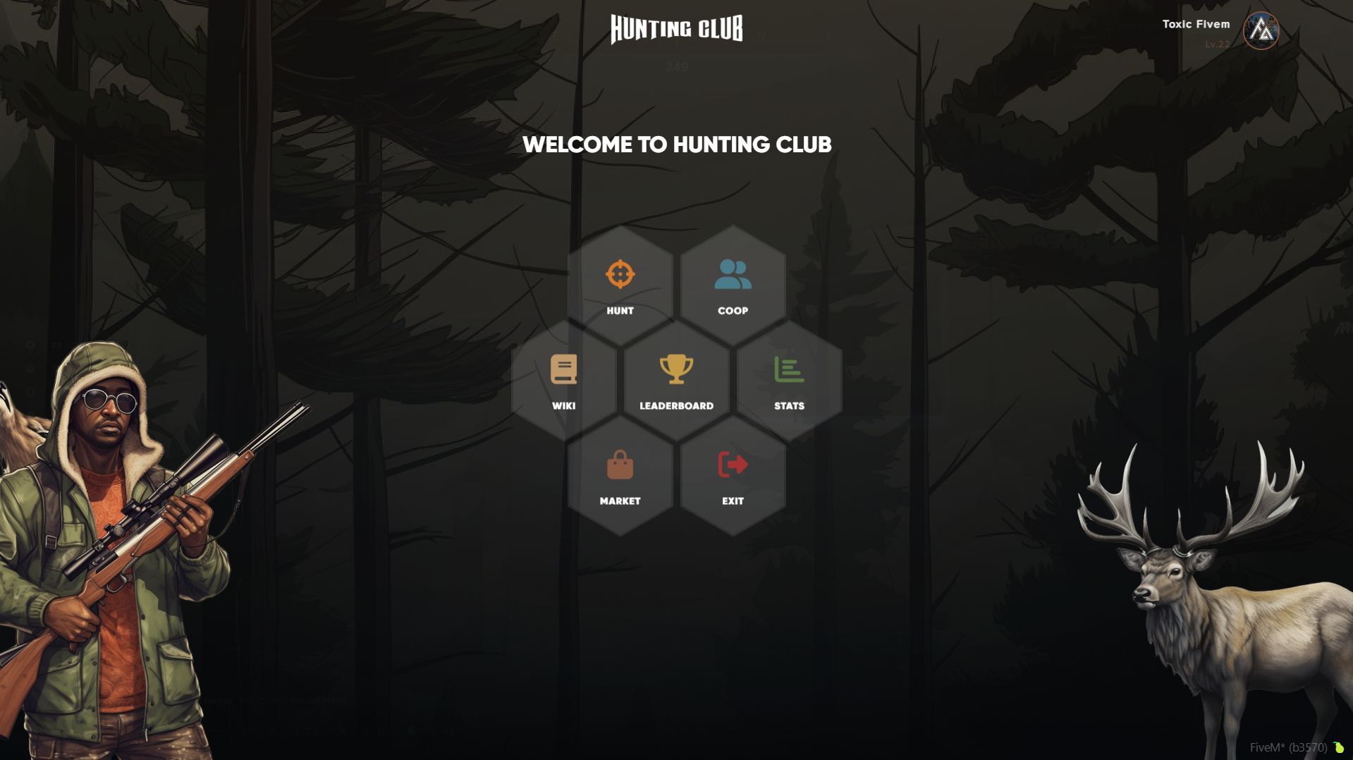 [QB/ ESX/Standalone] Advanced Hunting System | Modern UI & Dispatch