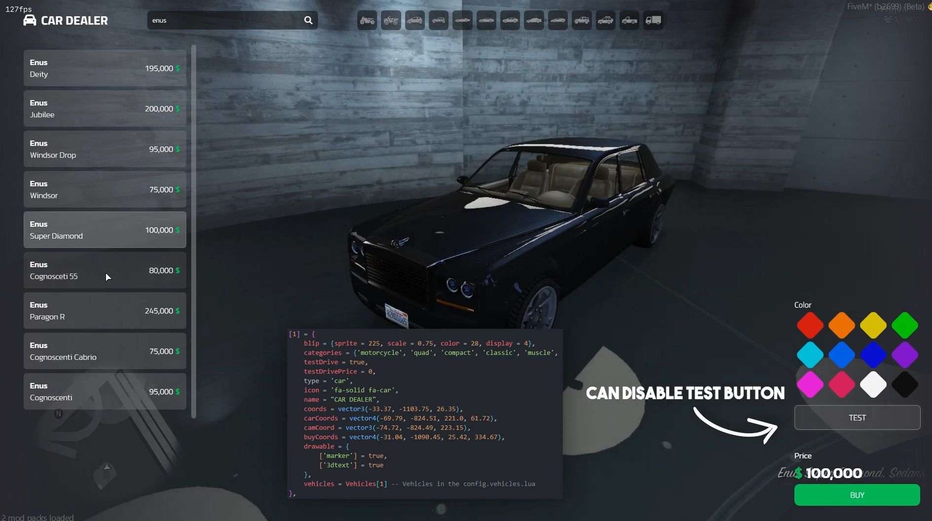 Vehicleshop script