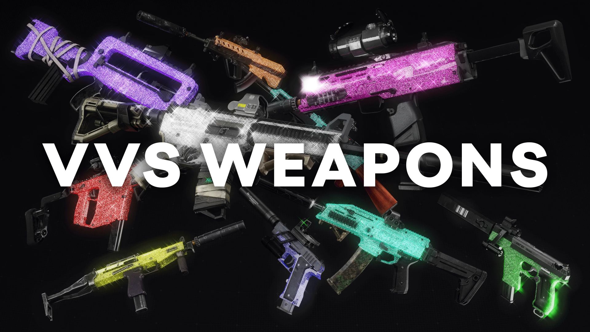 VVSGUNS Gang Pack – 56 gang flag diamond weapons pack