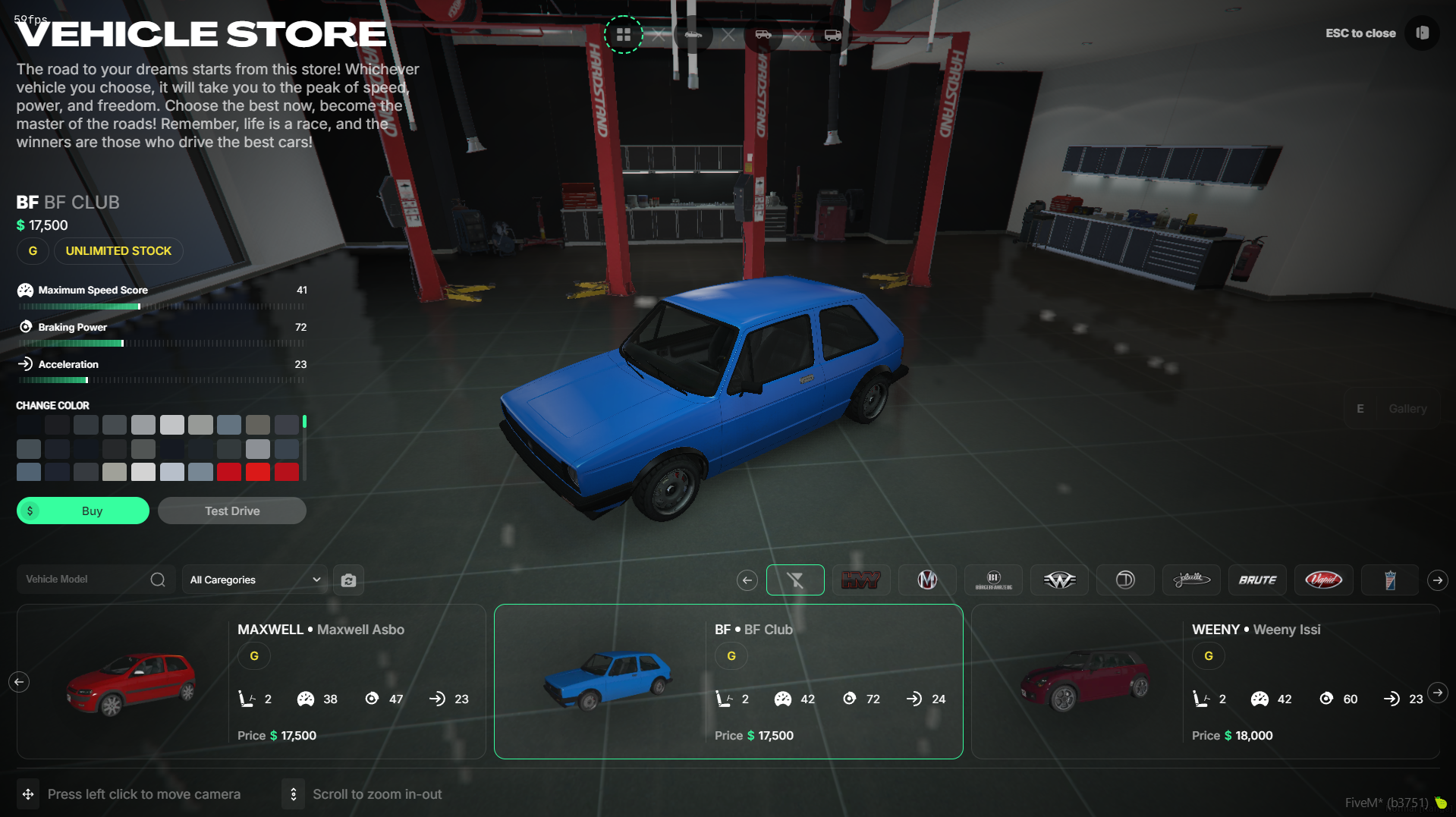 TGIANN Vehicleshop + Tgiann-core – Dynamic Vehicle Dealership System for FiveM