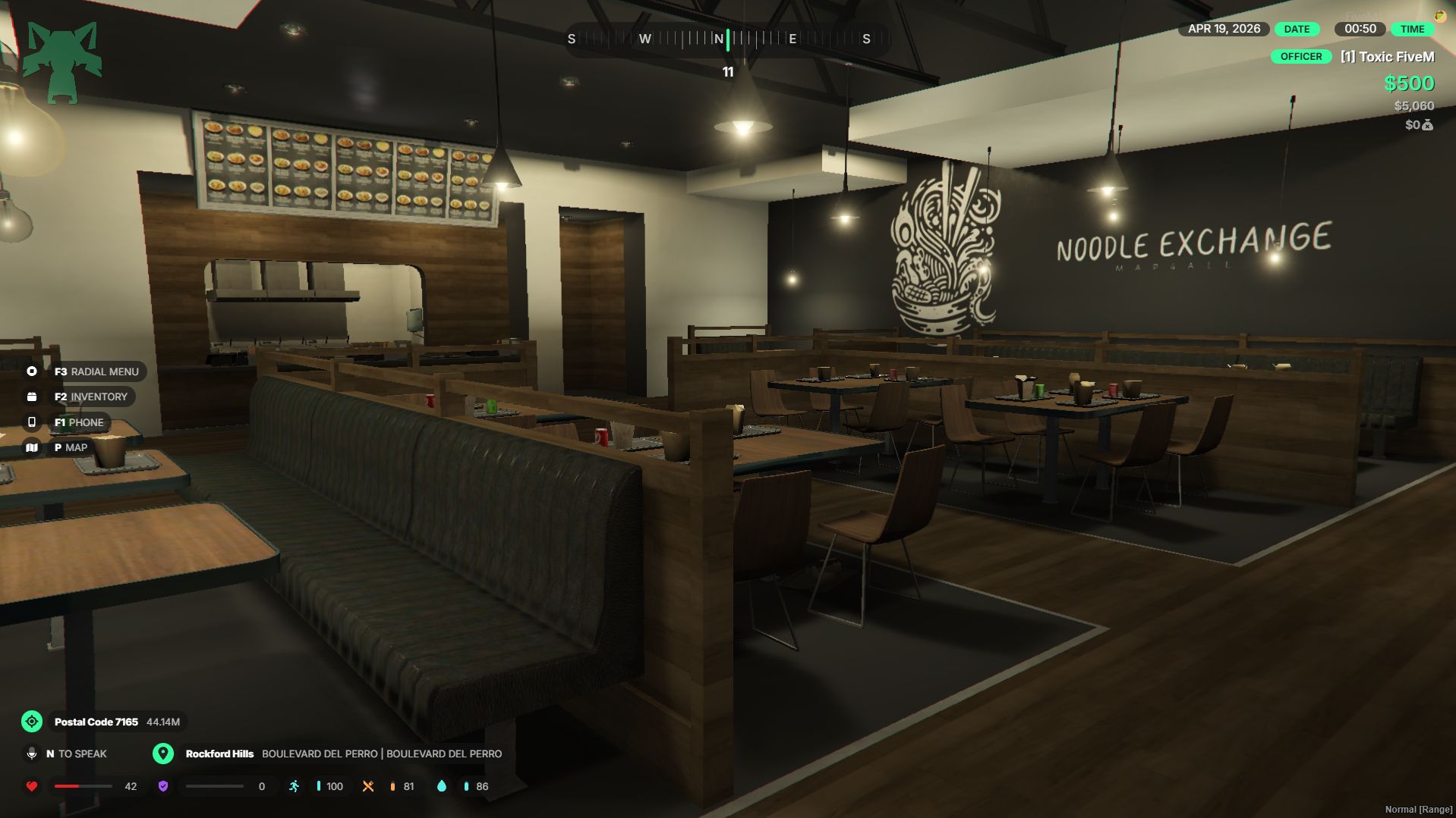 Noddle Exchange FiveM Cafe Mlo