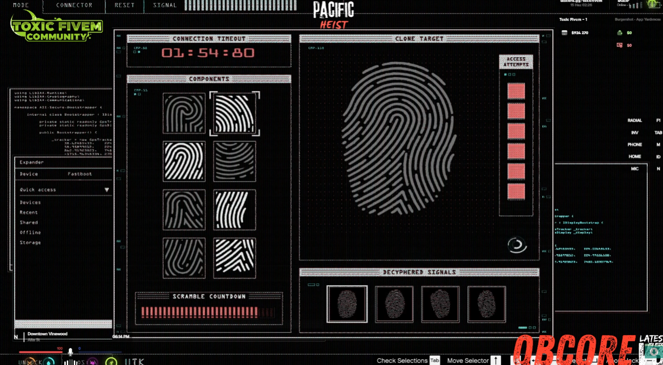 FiveM  Pacific Bank Heist script - QBCore - Download Now