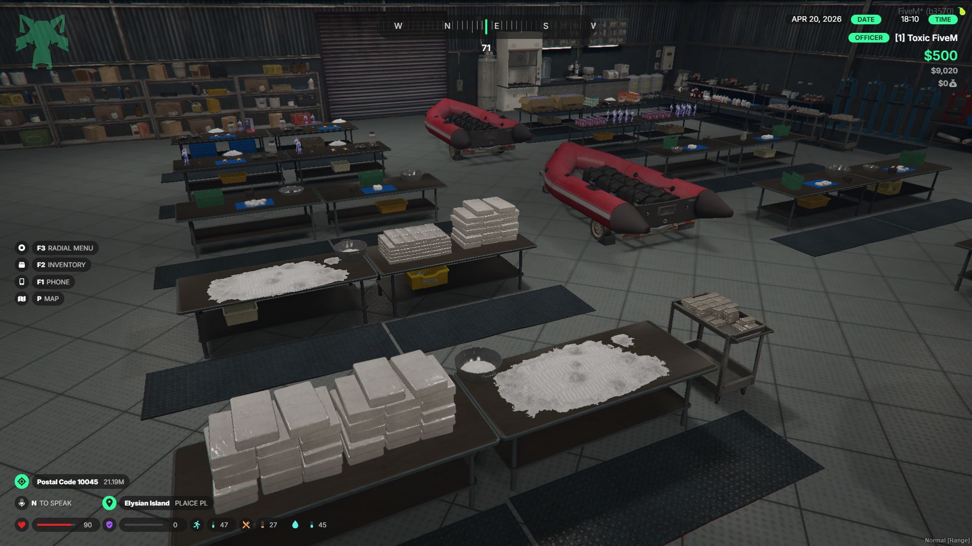 RFC Weed Meth Cocaine Lab