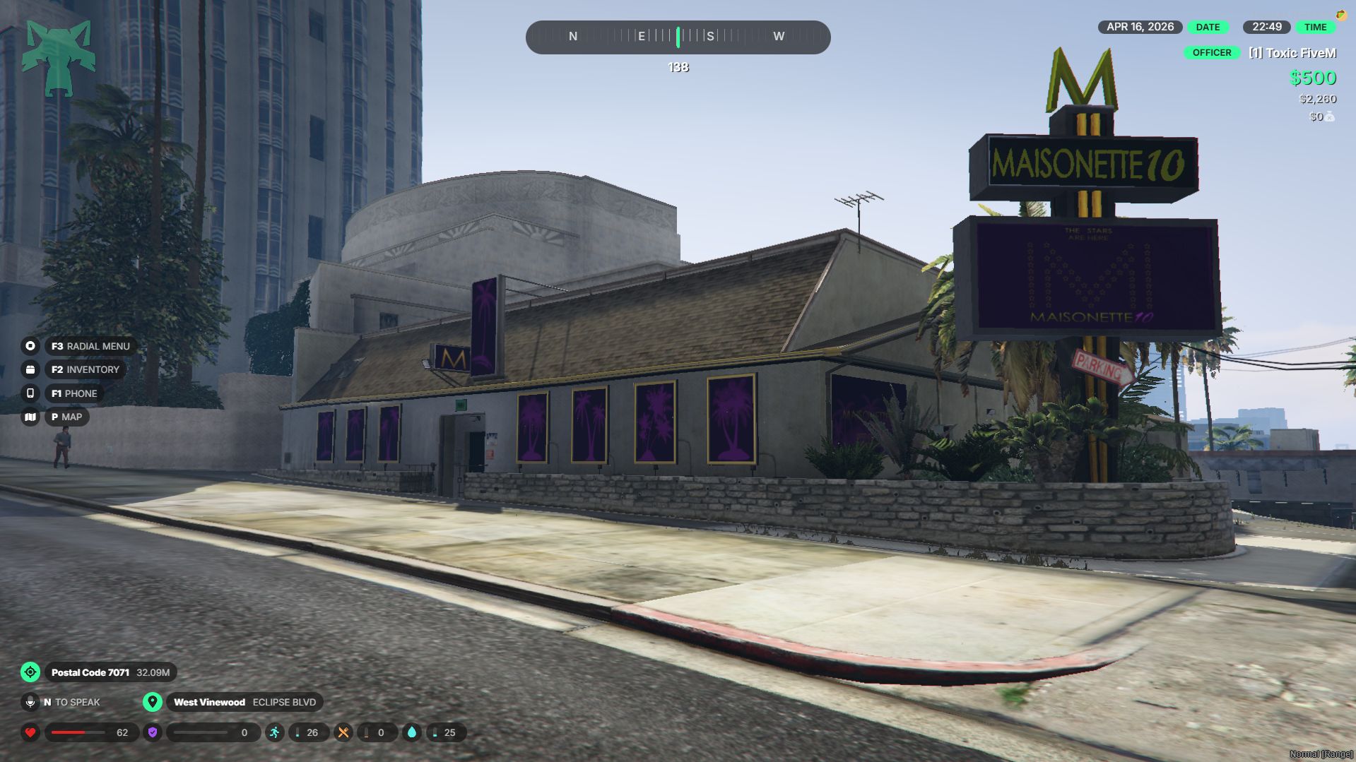 Artex Maisonette NightClub