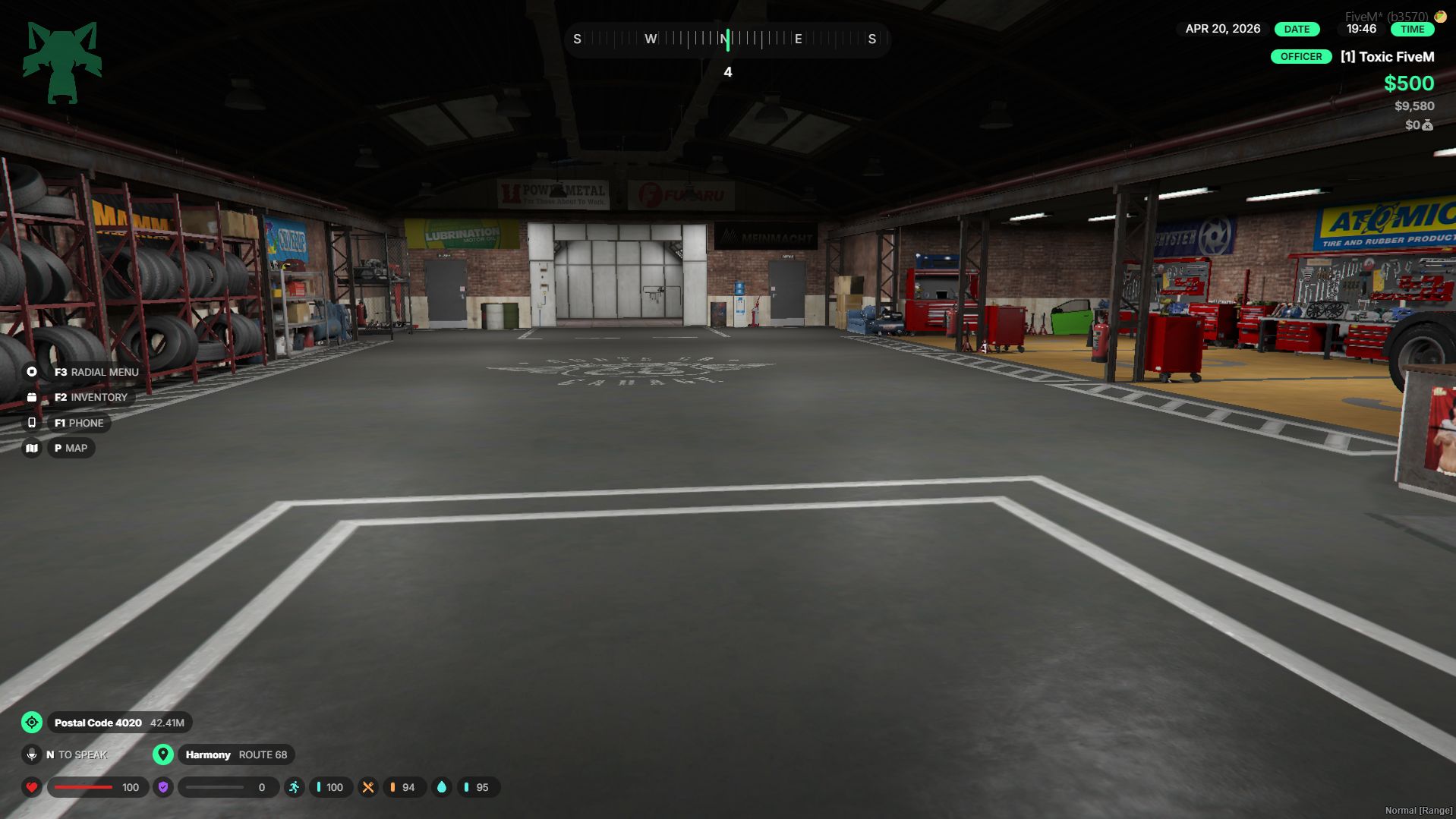 Route68 Garage FiveM Mechanic Mlo